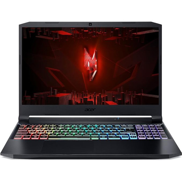 Acer Nitro 5 (AN515-45-R02P) spēļu klēpjdators | 15, 6 WQHD 165 Hz displejs | AMD Ryzen 9 5900HX | 16 GB RAM | 1 TB SSD | NVIDIA GeForce RTX 3080 | Windows 11 | QWERTZ Tastatur | schwarzrot