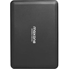 Maxone portatīvais ārējais cietais disks 250 GB USB 3.0 2,5 collu cietā diska krātuve galddatoram, klēpjdatoram, MacBook, Chromebook, melns