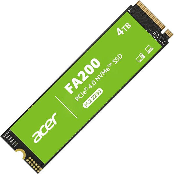 Acer FA200 NVMe Gen4 4TB SSD disks