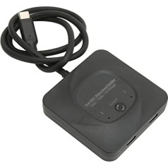 USB-C slēdzis, 2 in 1 izeja, divvirzienu USB-C slēdzis, 2 datori, 8K 60 Hz HD displejs, 10 Gbps datu pārraide, PD 100 W uzlāde, C tipa KVM slēdzis, datoru sadalītājs