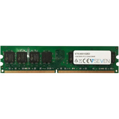 V7 V753001GBD Desktop DDR2 DIMM zibspuldzes 1GB (667MHZ, CL5, PC2-5300, 240pin, 1.8 Volt)