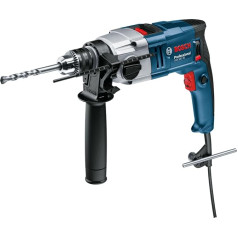 Bosch Professional GSB 18-2 RE urbis ar āmuru (ieskaitot dziļuma ierobežotāju 210 mm, papildu rokturi, 13 mm urbi ar atslēgu, ar atslēgu, Rokdarbnieka koferī)