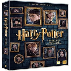 Warner Bros Harry Potter The Complete Collection of 8 Movies (8 diski) - DVD - Old English