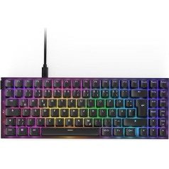 NZXT Function 2 MiniTKL - 2024 Optical Tenkeyless Gaming Keyboard RGB izgaismota 8K Query Rate Linear Opt. Pārslēdzēji Regulējams trigeris Karstā nomaiņa Spēļu tastatūra Black DE (QWERTZ)