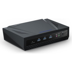 FANPEEC Mini PC, Core i7-1280P (Max 4.80), 16GB DDR5 RAM, 1TB NVME SSD, 2.5GBE LAN, trīskāršs displejs, automātiska ieslēgšanās, Wake On LAN, TPM 2.0, piemērots birojam, multimedijiem, mājai