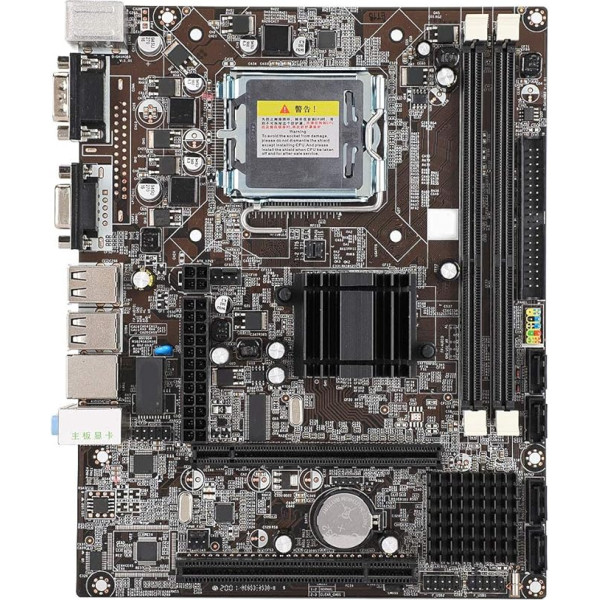 Pamatplate, PCB materiāls VGA interfeisa pamatplate CPU ligzda LGA 775 ar zemu enerģijas patēriņu G41M LGA775 DDR3 1066 / 1333MHz