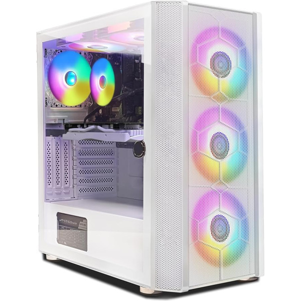 STGsivir GeForce RTX 2060 6GB Core I7 līdz 3,9 GHz, 32 GB RAM, 1 TB SSD, WiFi 600M, BT 5.0, RGB ventilators x 6, W10H64