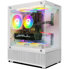 STGsivir Intel Celeron G5905 3,5 GHz, Radeon RX 580 16 GB GDDR5, 16 GB RAM, 1 TB SSD, WiFi, BT 5.0, RGB ventilators x 5, W11H64