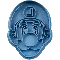 Cuticuter Luigi Mario Bros Cookie Cutter, zils, 8 x 7 x 1,5 cm