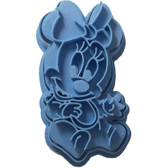 Cuticuter Minnie Bebe Disney sīkfailu griezējs, zils, 8 x 7 x 1,5 cm