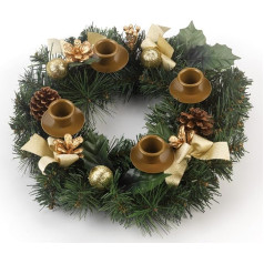 Vermont Christmas Company Traditioneller Pine Cone Advent Kranz