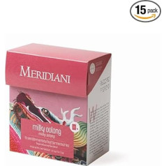 Meridiani® | Pieniška pusiau fermentuota oolong arbata | Pieniška oolong arbata Taivanas | Gėlių ir sviesto aromato oolong arbata | Oolong arbatos maišeliai - 15 filtrų (22,5 g)