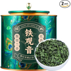 Aukščiausios kokybės Anxi Tie Guan Yin Oolong arbata, stipraus skonio 500g (250g * 2) Šviežias ir saldus poskonis