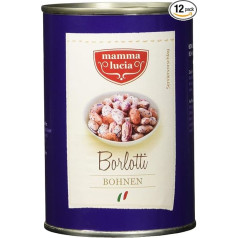 Mamma Lucia Borlotti pupiņas, 12 gab. (12 x 400 g)