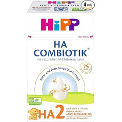 HiPP HA Combiotik HA2 Комбиотическая молочная смесь, 600 г, упаковка из 4 (4 x 600 г)