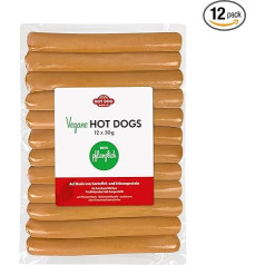 HOT DOG WORLD - Vegāniskās hotdogu desiņas 50 g (12 gab.)