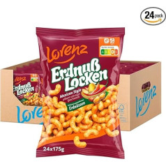 Lorenz Snack World Peanut Curls Mexican Pack of 24 (24 x 175 g)