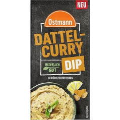 Ostmann Spices - Date Curry Dip Spice | Spice Mix for Stirring in Source, Cream Cheese | For Homemade Dips | 100% Natural Ingredients | 10 g in Bag