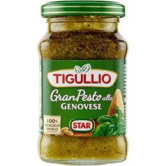 6x Star Tigullio GranPesto Pesto alla Genovese with Basil 190 g Sauce Sauce Sauce