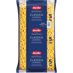 Barilla Cieto kviešu makaroni Penne Rigate n. 73 - 1 iepakojums (1 x 5 kg)