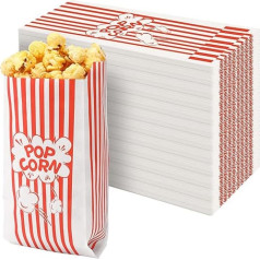 SEPGLITTER Popcorn Bags, Pack of 220 Popcorn Bags, Small Popcorn Box, Candy Bag, Popcorn Bags, Popcorn Machines Accessories for Popcorn Bars, Movie Nights