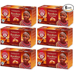 Tējas podiņš Rooibos Cream Caramel Tea (jauns izdevums) (6 iepakojumi x 35 g) + DEKOND Dāvana