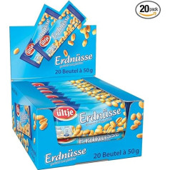 Ültje Zemesrieksti grauzdēti un sālīti 20 x 50 g