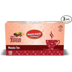 Wagh Bakri Masala Chai 100's (3 iepakojuma gabali)