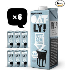 Oatly auzu dzēriens 1,5% tauku - 6 gab. iepakojums (6 x 1 litrs)