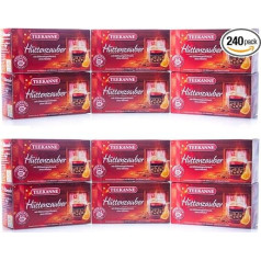 Teekanne Hut Magic augļu tēja ar karstvīna garšu un garšvielu aromātu 12 paciņu iepakojums (12 x 20 tējas maisiņu) 12 x 50 g