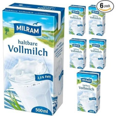 Milram Milk Durable pilnpiens 3,5% 500 ml x 6 gab.