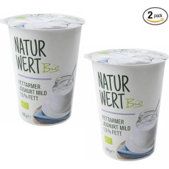 NaturWert Jogurts ar zemu tauku saturu Jogurts Mild 1,5% Fat 500 g x 2 gab. [Svaiguma garantija]