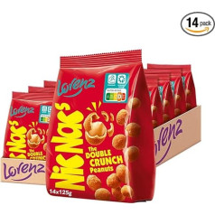 Lorenz Snack World NicNac's Original, 14 gabalu iepakojums (14 x 125 g)