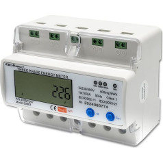 Trīsfāzu elektroniskais skaitītājs | din rail | 400v | LCD | wi-fi