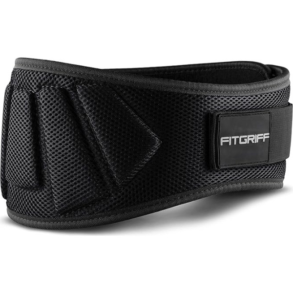 Fitgriff® Svaru celšanas josta V1, Fitnesa josta bodibildingam, svaru celšanai, Crossfit treniņiem, sievietēm un vīriešiem