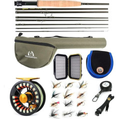 Maximumcatch Alltime ceļojumu makšķeres 8 gabali 9ft Fly Rod ar Cordura Tube in 5/6/8 wt 5/6/8 wt