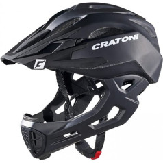 Cratoni C-Maniac Freeride velosipēdu ķiveres izmērs L/XL 58-61 cm matēts melns