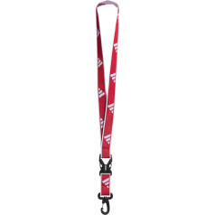 adidas Interval Lanyard, Team Power Red/White/2, viens izmērs, Team Power Red/White/2