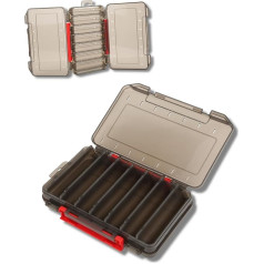 Zerone Makšķerēšana Lure Box Double Sided Waterproof Bait Storage Box piederumi