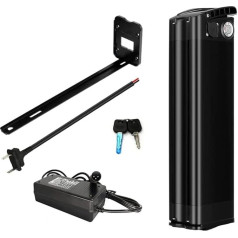 ZHIKAN E-Bike Pedelec akumulators 36V/48V 15.6Ah/18Ah/21Ah, piemērots MiFa Rex Prophete Aldi Bike/Phylion/XH370-10J/ZL1010-F, ar lādētāju, piemērots 250W/350W/500W/750W/1000W/1200W W dzinējiem (36 V 15.6Ah)