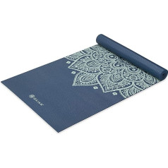 Gaiam Yoga Mat - Premium 5 mm spiediena biezs neslīdošs vingrojumu un fitnesa paklājs visiem jogas, pilates un grīdas treniņu veidiem (172,7 x 61 x 5 mm)