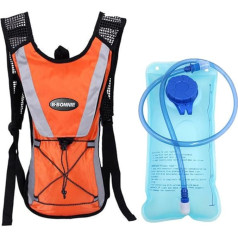 monvecle Hydration Pack ūdens mugursoma urīnpūšļa soma riteņbraukšanas pārgājienu kāpšanas soma + 2L hidratācijas urīnpūslis