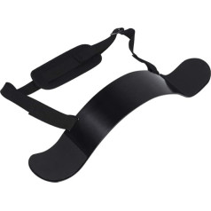 XHTLLO Arm Blaster, augstas veiktspējas Arm Blaster Bicep Curl atbalsts ar regulējamu siksniņu, biezs bicepa izolators, izgatavots no alumīnija sakausējuma spēka un muskuļu veidošanai