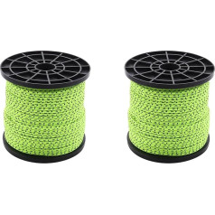 ROTEMADEGG 2 gabali 4mm 50M / 16.4Ft Glow In The Dark Reflective Tents Rope Tents Cord Camping Cord