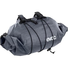 EVOC HANDLEBAR PACK BOA WP 9 Handlebar Bag (Rulllable Pocket Opening, BOA(R) Fit System, Reflective Logo Print, tilpums: 9L, svars: 350 g, izmēri: 20 x 35 x 20 cm), oglekļa pelēks, oglekļa pelēks