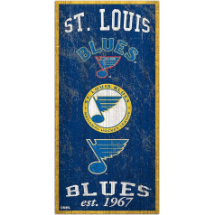 Fan Creations NHL NHL St. Louis Blues Unisex St.Louis Blues mantojuma zīme, komandas krāsa, 6 