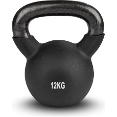 Lex Quinta Cast Kettlebell ar neoprēna pārklājumu - no 4 kg līdz 32 kg - Lieta no viena gabala - Classic Kettlebell