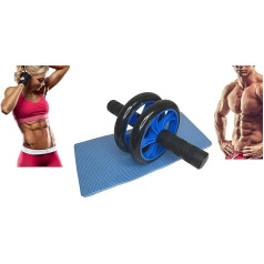 Vēdera ritenis ar ceļa paklājiņu AB ritenis Fitnesa ritenis mājas un sporta zāles ritenis Roller Roller Workout Roller Wheel Strength Training Fitness Multifunctional Tool