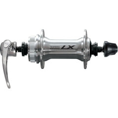 Shimano Unisex - Pieaugušo Deore LX priekšējā rumba, sudraba, 36 caurumi