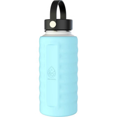 REUZBL Ergo piedurkne, bieza silikona aizsargājoša, ērta rokturīša uzgaļa Hydro Flask 32 oz pudelēm (Frost, 32 oz)